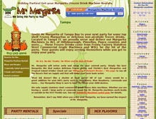 Tablet Screenshot of mrmargaritatampa.com